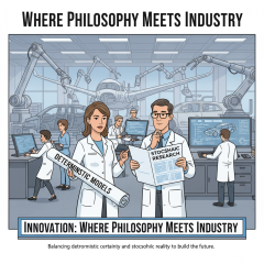 Between Deterministic and Stochastic Research: How Scientific Debates Inspire North American Manufacturing Industries