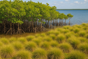Australia’s Living Borders: Mangroves and Tussock Grasslands