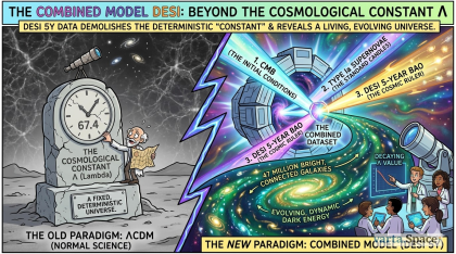 The Combined Model DESI: Beyond the Cosmological Constant Λ