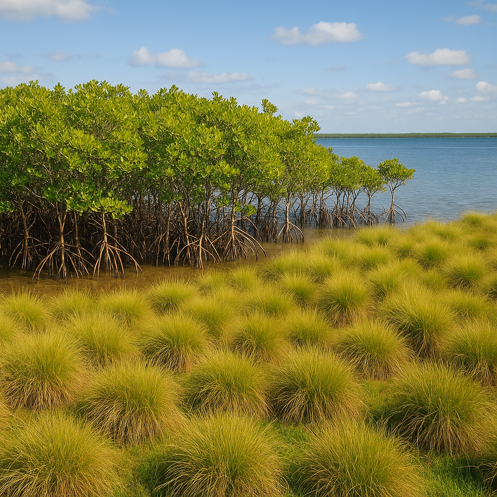 Australia’s Living Borders: Mangroves and Tussock Grasslands