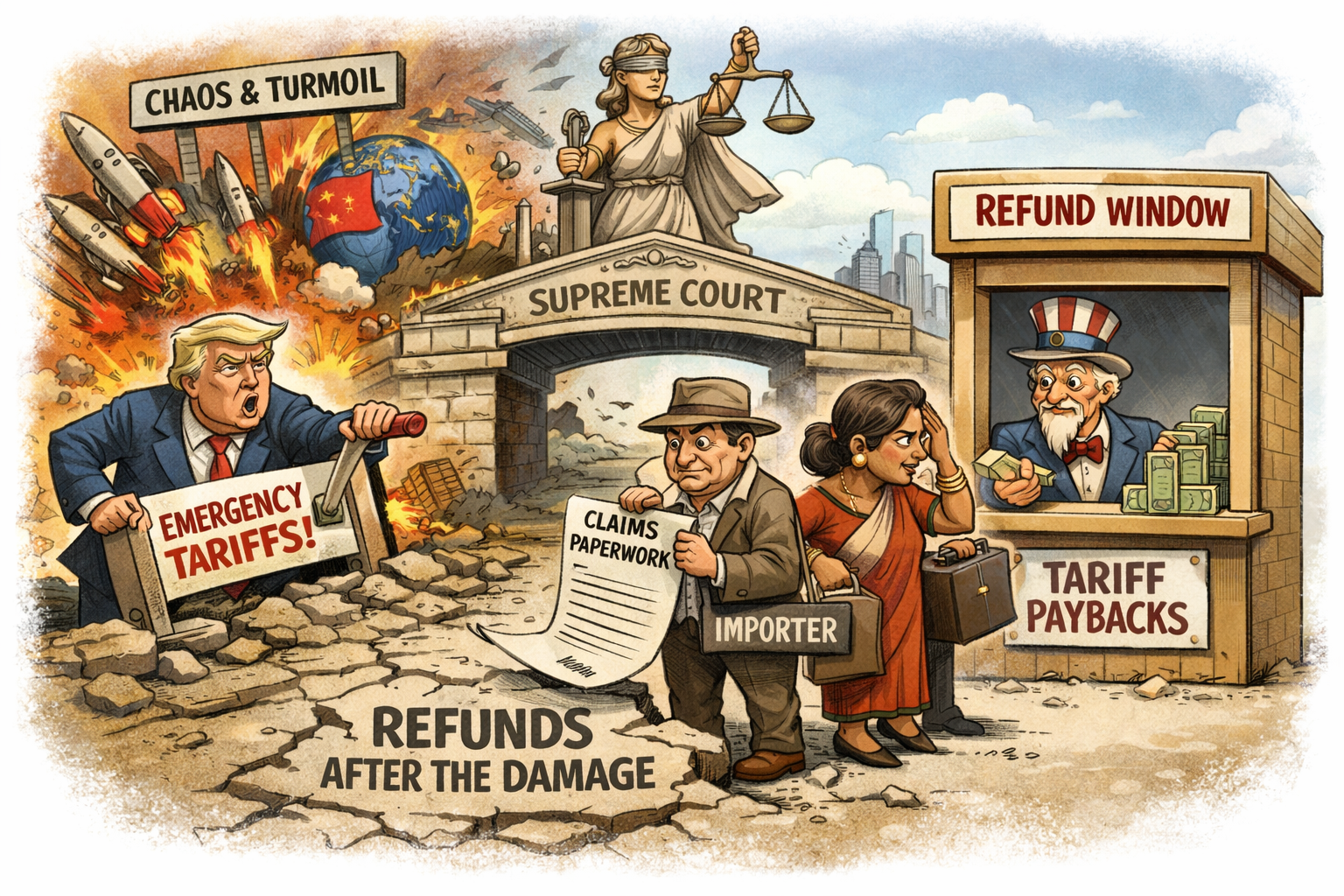 Refunds After the Fact: Why the Real Damage of Tariffs Was Never Economic