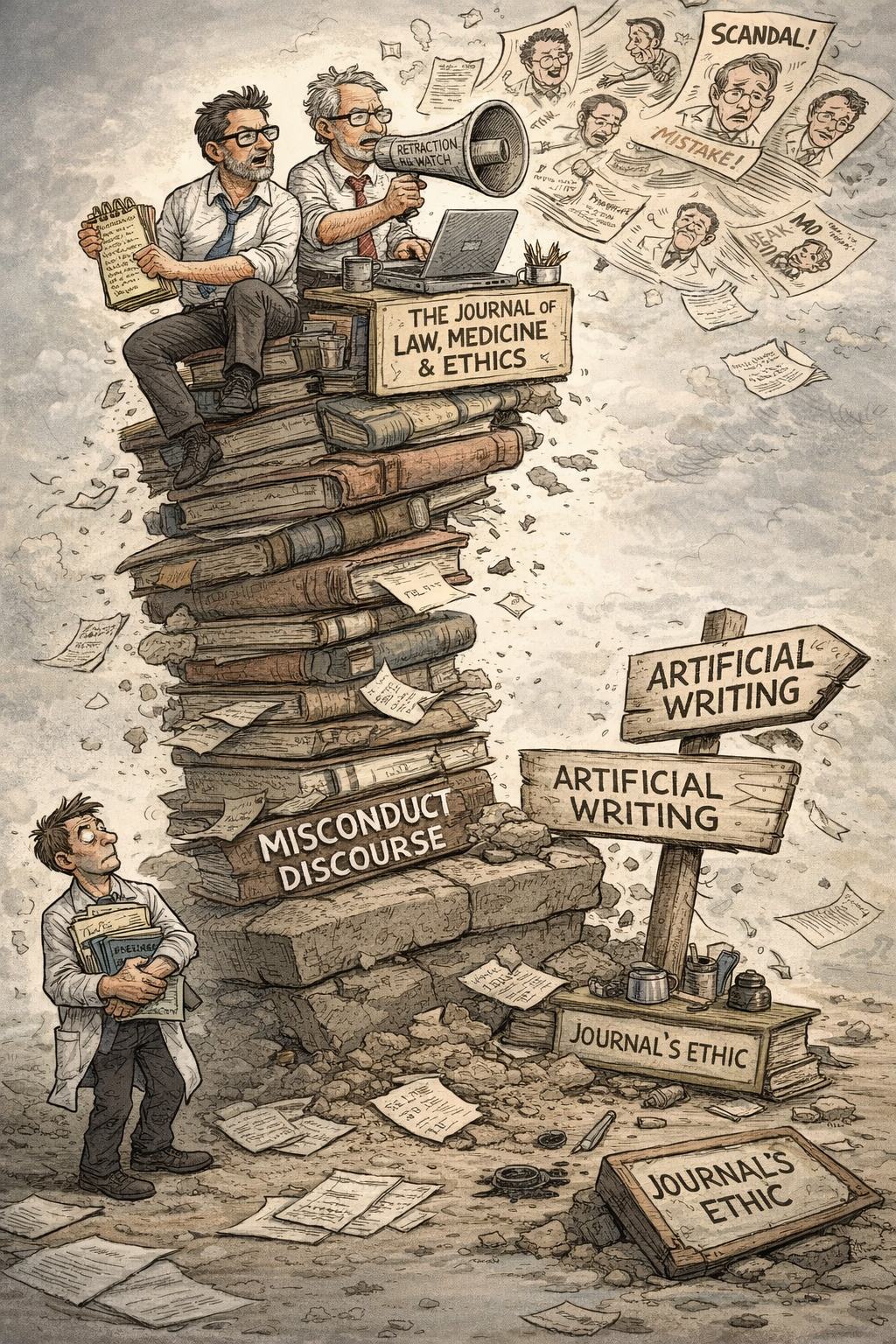 Ethical Authority, Editorial Responsibility, and the Failure of Restraint in Misconduct Discourse
