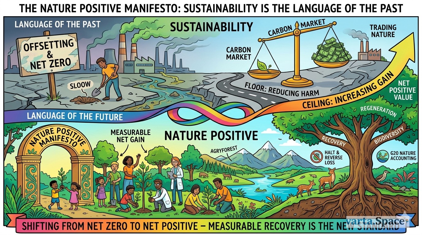 The Nature Positive Manifesto: Why Sustainability is the Language of the Past